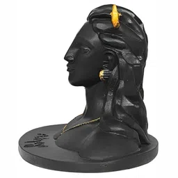 Navyaksh Black Adi Yogi Showpiece image 2