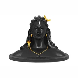 Navyaksh Black Adhi Yogi Decorative Showpiece image 4