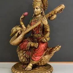 CraftVatika Gold-Toned Religious Idol Showpiece image 3
