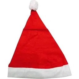 Ascension 2-Pcs Red & White Christmas Santa Cap Festive Decor image 4