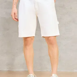 STUDIO NEXX Men Loose Fit Denim Denim Shorts-picture-22