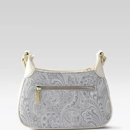 Van Heusen Ethnic Motifs Woven Design Structured Sling Bag image 4