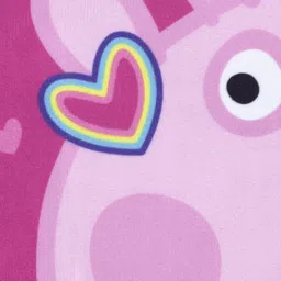 Saral Home Set Of 2 Pink & Blue Peppa Pig Printed Velvet Dining Table Placemats image 4