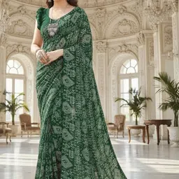 Moda Rapido Ethnic Motifs Printed Pure Georgette Saree-picture-33