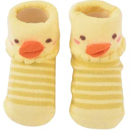 Yellow Bee Infant Boys Patterned Non-Slip Ankle Length Socks image 5
