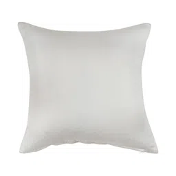 MASPAR Beige & Rust Ethnic Motifs Embroidered Pure Cotton Square Cushion Cover image 4