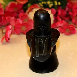 Navyaksh Black Marble Shivling Showpiece image 2