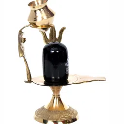 Navyaksh Black Brass Shivling Showpiece image 4