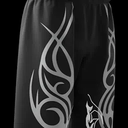 cc classy cove Men Printed Black Track Pants image 2