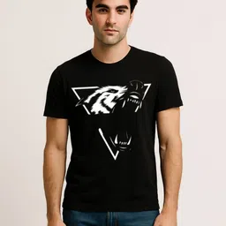 Be Crazy Men Graphic Printed Round Neck Cotton T-shirt-picture-36