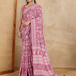 Mitera Paisley Poly Georgette Saree-picture-23