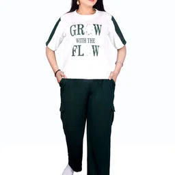 Naida Printed T-Shirt with Trousers-image-14