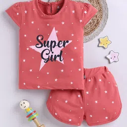 YK X Tinyo Girls Conversational Print Top with Shorts-picture-37