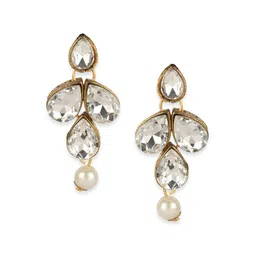 Anouk Gold-Plated Stone Studded & Beads Jewellery Set image 4