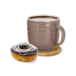 Treo Brown Printed Ceramic Glossy Cups-picture-28