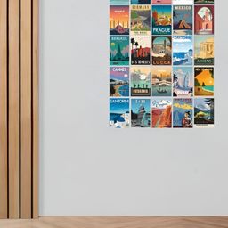 CVANU Multicoloured 6 and more Piece Paper Wall Core-picture-29