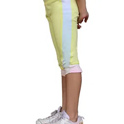 APPALUZO Girls Colourblocked Skinny Fit Capris image 4