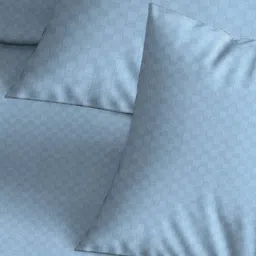 Trance Home Linen Blue Geometric 300 TC Queen Bedsheet with 2 Pillow Covers image 5