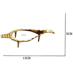 Navyaksh Beige Religious Small Shankh Showpiece image 4