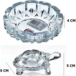 Navyaksh Transparent Glass Decorative Showpiece image 3