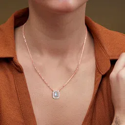 MINUTIAE Brass Rose Gold-Plated Necklace image 5