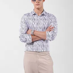 The Indian Garage Co Printed Cotton Slim Fit Shirt-picture-15