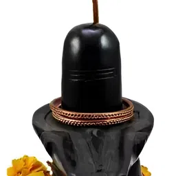 Navyaksh Black Shiva Linga Showpiece image 4