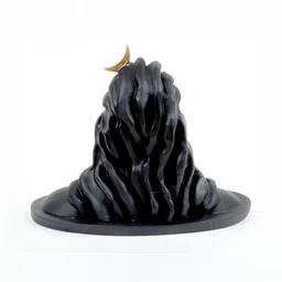 Navyaksh Black & White Polyresin  Religious Small Yogi Showpiece image 2