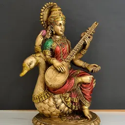 CraftVatika Gold-Toned Religious Idol Showpiece image 5