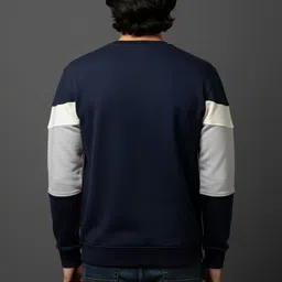 SANDPIPER Men Colourblocked Sweatshirt image 3