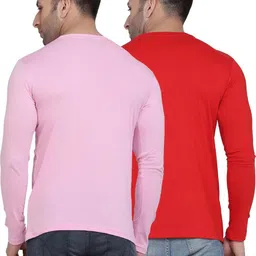 Kroptee Men Red Tshirts image 4