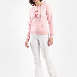 Campus Sutra Women Typography Printed Hooded Sweatshirt-picture-10