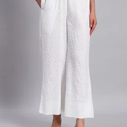 Shopping Queen Women Embroidered Palazzos-picture-26