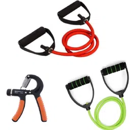 Set3|Single and Plastic Resistance Band,Gun Gripper for Body Stretching,Exercise Fitness Accessory Kit Kit-image-26