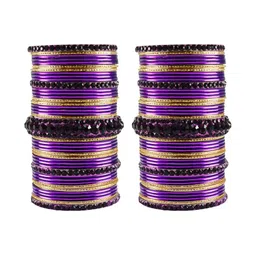 Vidhya Kangan Set Of 82 Stones-Studded Bangle-picture-36