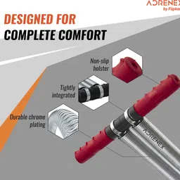 adrenex by flipkart DOUBLE STEEL SPRING TUMMY TRIMMER RED COLOR Ab Exerciser image 2