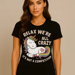 Anikmart Unisex Dri-FIT Graphic Printed Round Neck Cotton T-shirt-image-32