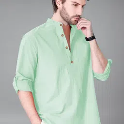 RawCraft Men Kurta image 4