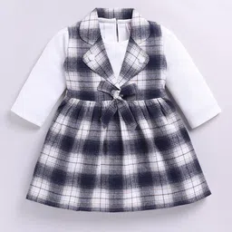 Toonyport Girls Cotton Sleeveless Fit and Flare Dress With Full Sleeve T-Shirt image 4