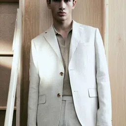 H&M Regular Fit Linen-Blend Jacket-picture-4