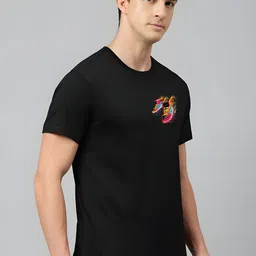 SZN Graphic Printed Round Neck Short Sleeves Casual T-shirt image 3