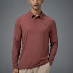 Technosport Men Polo Collar Anti Static Slim Fit T-shirt image 3