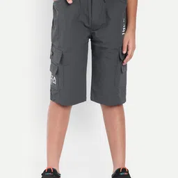 PUPPET-NX Boys Regular Fit Mid-Rise Cargo Shorts with Drawstring Closure-picture-11