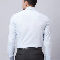 Raymond Men Spread Collar Abstract Printed Cotton Formal Shirt image 5