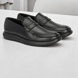 Guava Men Leather Formal Slip-Ons-image-1