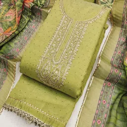 TAVAS Embroidered Unstitched Dress Material-picture-17