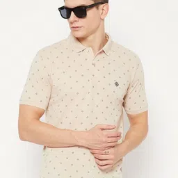 UBX Men Printed Polo Collar T-shirt-picture-23