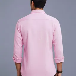 Metronaut Spread Collar Roll-Up Sleeves Regular Fit Shirt image 3