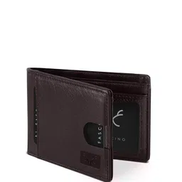 Al Fascino Men Leather Two Fold Wallet image 4