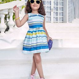 Tiny Girl Striped Fit & Flare Dress-picture-14